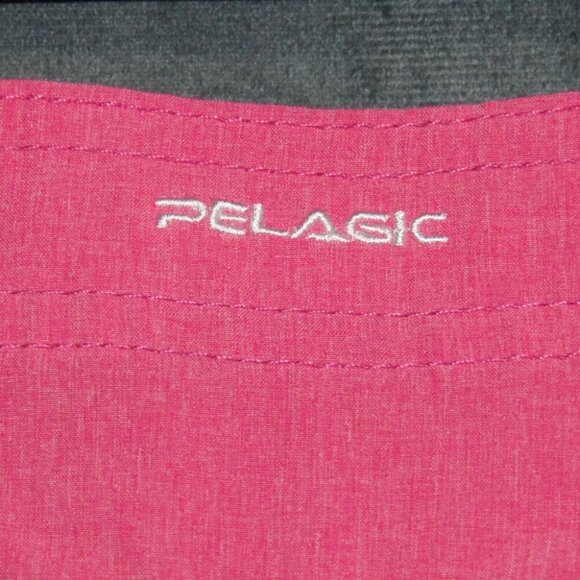 Pelagic Hybrid Ocean Flex Pink Shorts Womens Size 12 Casual Performance Bottoms - Picture 6 of 11